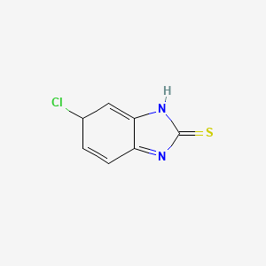 molecular formula C7H5ClN2S B12363702 6-Chloro-1,6-dihydrobenzimidazole-2-thione 