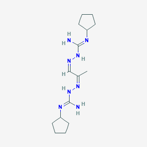 molecular formula C15H28N8 B1236372 Mgbcp 
