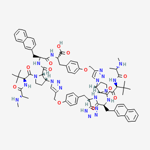 molecular formula C80H96N20O12 B12363724 XIAP BIR2/BIR2-3 inhibitor-2 