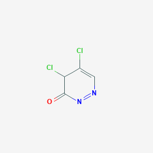 molecular formula C4H2Cl2N2O B12363730 4,5-dichloro-4H-pyridazin-3-one 