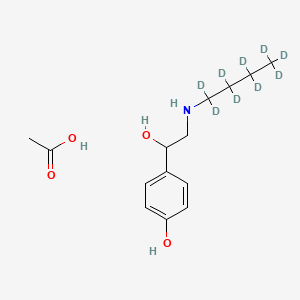 molecular formula C14H23NO4 B12363753 Bamethan-d9 (acetate) 