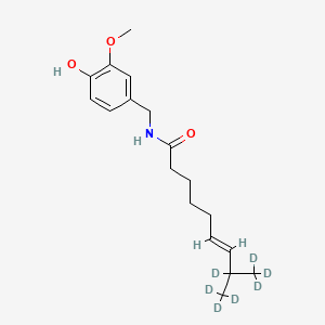 molecular formula C18H27NO3 B12363755 Capsaicin-D7 