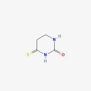 molecular formula C4H6N2OS B12363774 2(1H)-Pyrimidinone, tetrahydro-4-thioxo- CAS No. 4874-14-0