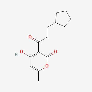 molecular formula C14H18O4 B12363837 Antifungal agent 92 