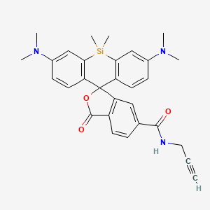 molecular formula C30H31N3O3Si B12363871 SiR-alkyne 