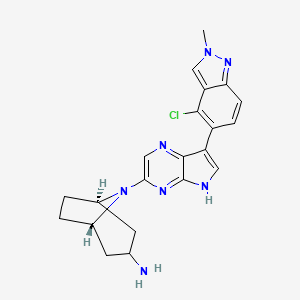 molecular formula C21H22ClN7 B12363898 Shp2-IN-27 