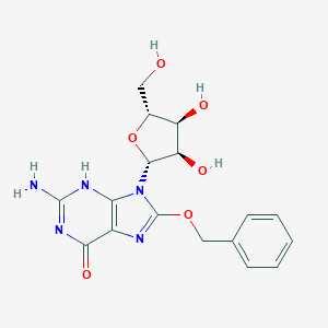 molecular formula C17H19N5O6 B123639 8-(苄氧基)鸟苷 CAS No. 3868-36-8