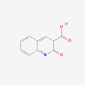 molecular formula C10H7NO3 B12363910 2-oxo-3H-quinoline-3-carboxylic acid 