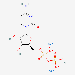 molecular formula C9H13N3Na2O11P2 B12363920 Cytidine 5'-diphosphate (disodium salt) 