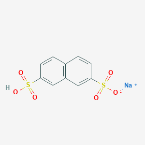 molecular formula C10H7NaO6S2 B12363923 Naphthalene-2,7-disulphonic acid, sodium salt CAS No. 51770-81-1