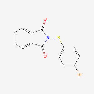 molecular formula C14H8BrNO2S B12363934 2-(4-bromophenyl)sulfanylisoindole-1,3-dione CAS No. 14204-32-1