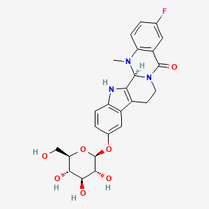 molecular formula C25H26FN3O7 B12363948 3-Fluoro-evodiamine glucose 