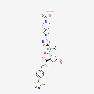 molecular formula C36H48N6O6S B12363974 E3 Ligase Ligand-linker Conjugate 63 