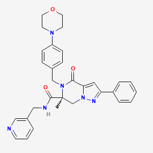 molecular formula C31H32N6O3 B12363988 Glutor 