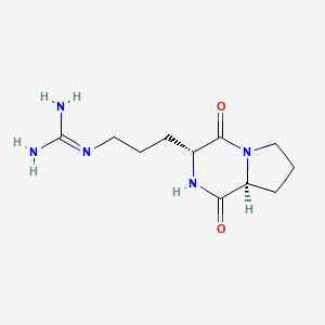 1-{3-[(3r,8As)-1,4-dioxooctahydropyrrolo[1,2-a]pyrazin-3-yl]propyl}guanidine