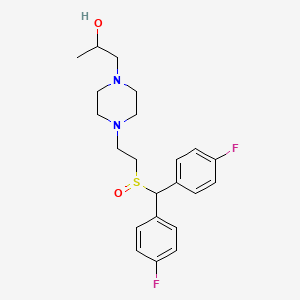 1-(4-(2-((Bis(4-fluorophenyl)methyl)sulfinyl)ethyl)piperazin-1-yl)propan-2-ol