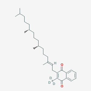 2-[(E,7R,11R)-3,7,11,15-tetramethylhexadec-2-enyl]-3-(trideuteriomethyl)naphthalene-1,4-dione