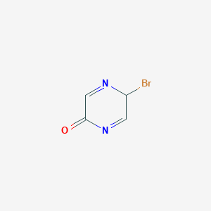 2-bromo-2H-pyrazin-5-one