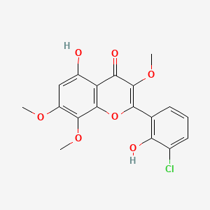 molecular formula C18H15ClO7 B1236410 Chlorflavonin CAS No. 23363-64-6