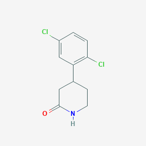 molecular formula C11H11Cl2NO B12364142 4-(2,5-Dichlorophenyl)piperidin-2-one 