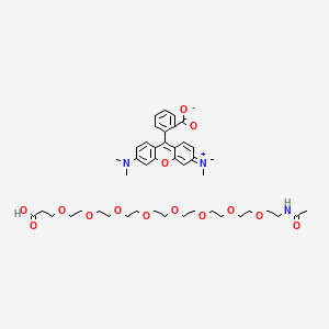 molecular formula C45H63N3O14 B12364146 Tamra-peg8-cooh 