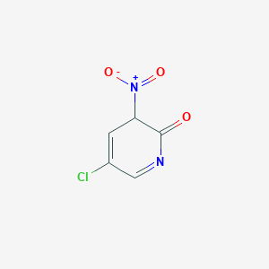 molecular formula C5H3ClN2O3 B12364169 5-chloro-3-nitro-3H-pyridin-2-one 