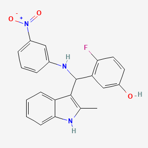 molecular formula C22H18FN3O3 B12364189 Egfr-IN-93 