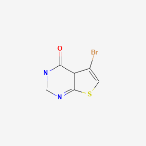 molecular formula C6H3BrN2OS B12364194 5-bromo-4aH-thieno[2,3-d]pyrimidin-4-one 