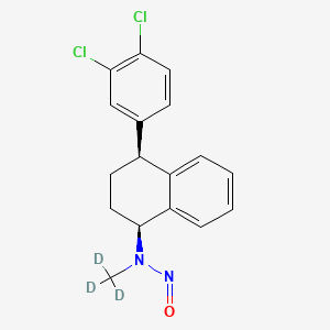 molecular formula C17H16Cl2N2O B12364204 N-Nitrososertraline-d3 