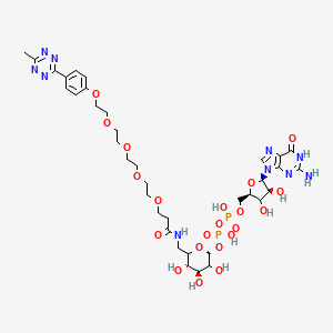 molecular formula C36H52N10O21P2 B12364225 GDP-Fucose-Tz 