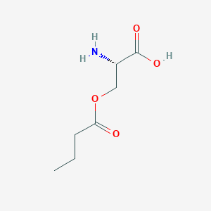 molecular formula C7H13NO4 B12364234 O-butanoyl-L-serine 