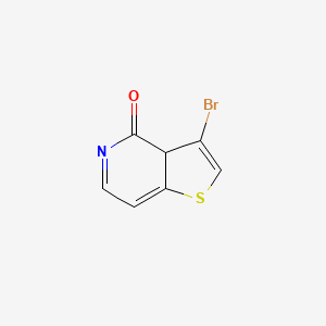 3-bromo-3aH-thieno[3,2-c]pyridin-4-one