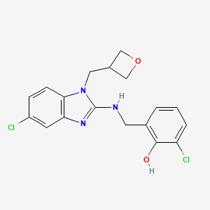 molecular formula C18H17Cl2N3O2 B12364272 Aldh1A1-IN-5 