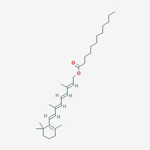 molecular formula C32H52O2 B1236430 十二烷酸视黄酯 CAS No. 1259-24-1