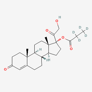 molecular formula C24H34O5 B12364362 Clascoterone-D5 