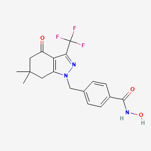 molecular formula C18H18F3N3O3 B12364367 Hdac6-IN-34 