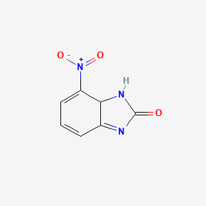 molecular formula C7H5N3O3 B12364375 7-Nitro-1,7a-dihydrobenzimidazol-2-one 