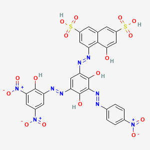 molecular formula C28H17N9O16S2 B12364392 C.I. Acid Brown 75 CAS No. 61901-22-2