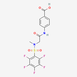 molecular formula C16H11F5N2O5S B12364394 Stat3-IN-26 