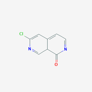 molecular formula C8H5ClN2O B12364399 6-chloro-8aH-2,7-naphthyridin-1-one 