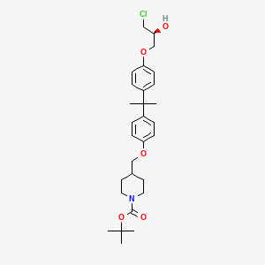 molecular formula C29H40ClNO5 B12364412 BWA-522 intermediate-3 