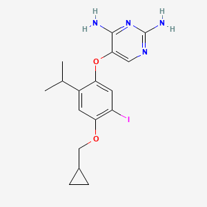 molecular formula C17H21IN4O2 B12364438 Dhfr-IN-17 