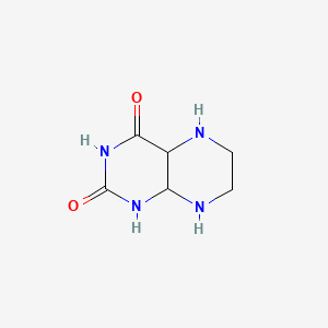 molecular formula C6H10N4O2 B12364446 4a,5,6,7,8,8a-hexahydro-1H-pteridine-2,4-dione 