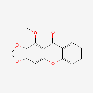 10H-1,3-Dioxolo[4,5-b]xanthen-10-one, 11-methoxy-