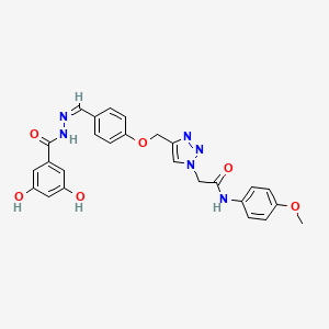 molecular formula C26H24N6O6 B12364499 Tyrosinase-IN-23 