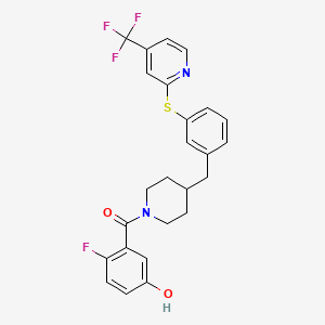 molecular formula C25H22F4N2O2S B12364503 Magl-IN-10 