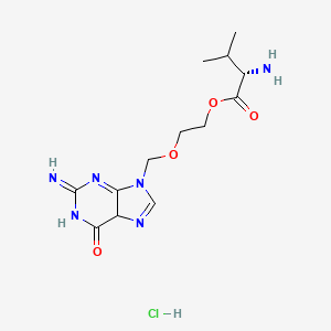 molecular formula C13H21ClN6O4 B12364507 2-[(2-imino-6-oxo-5H-purin-9-yl)methoxy]ethyl (2S)-2-amino-3-methylbutanoate;hydrochloride 