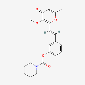 molecular formula C21H23NO5 B12364509 BuChE-IN-10 