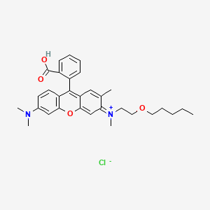 molecular formula C31H37ClN2O4 B12364529 2-Me PeER (chloride) 