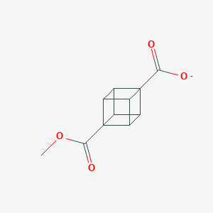 Pentacyclo[4.2.0.02,5.03,8.04,7]octane-1,4-dicarboxylic acid, 1-methyl ester